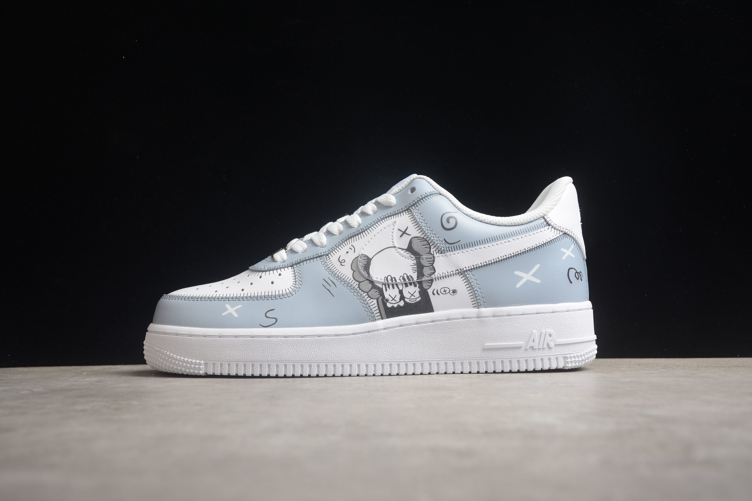 Kaws x Nk Air Force 1'07 Low CW2288-111 - Image 2