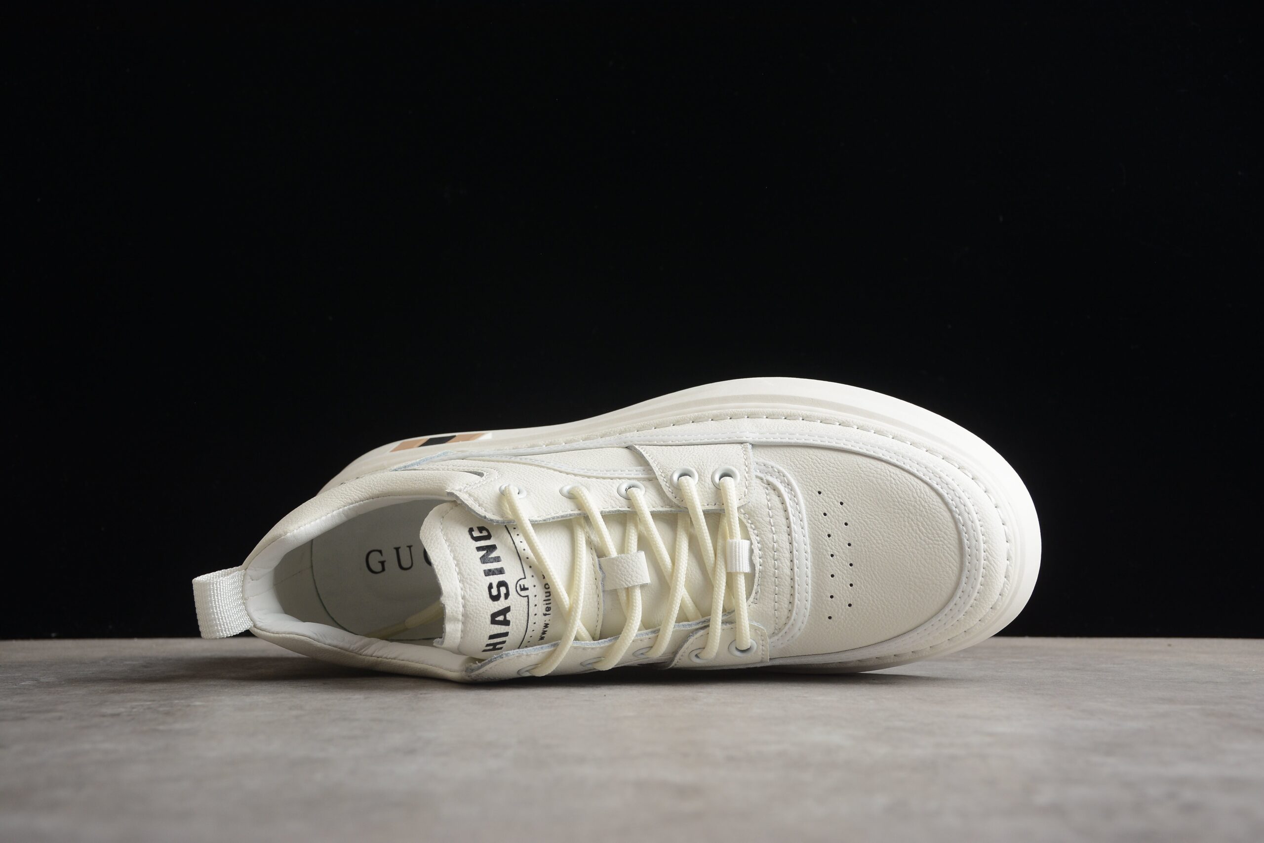 Letter Pattern Lace Up Board Shoes - Image 5