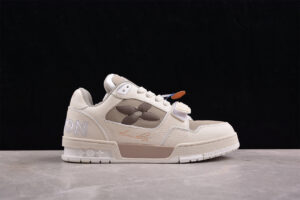 Louis Vuitton LV Trainer Monogram Flower Beige