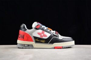 Louis Vuitton LV Trainer Red Grey Black