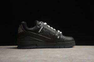Louis Vuitton Trainer Black Embossed Monogram