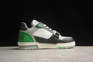 Louis Vuitton Trainer Sneaker Low Green Black