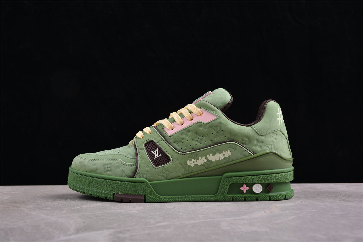 Louis Vuitton by Tyler the Creator LV Trainer Green - Image 2