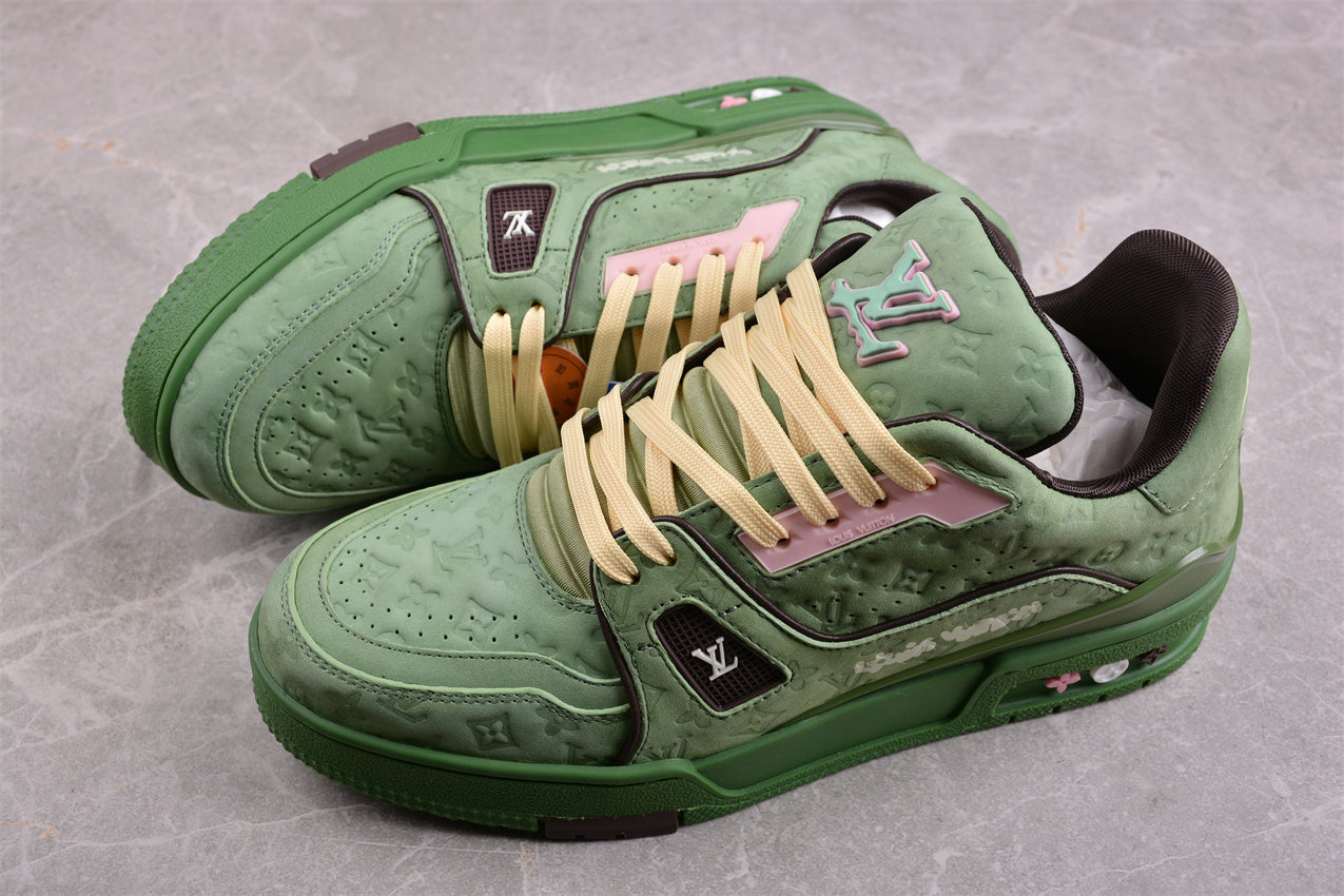 Louis Vuitton by Tyler the Creator LV Trainer Green - Image 3
