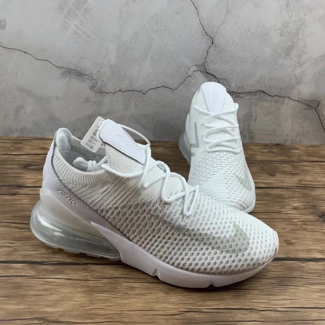 Nike Air Max 270 Flyknit Triple White