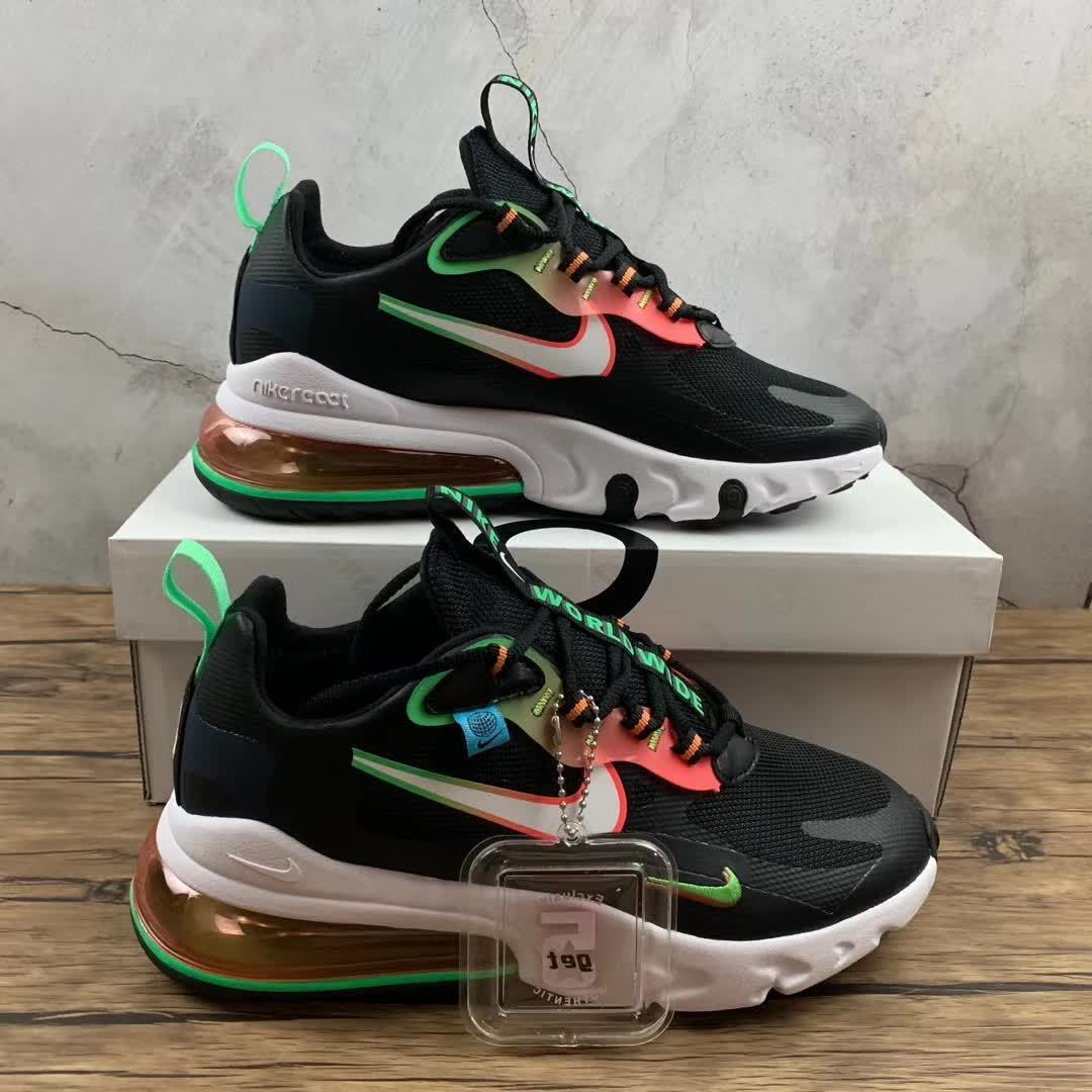 Nike Air Max 270 React Worldwide Pack Black - Image 3