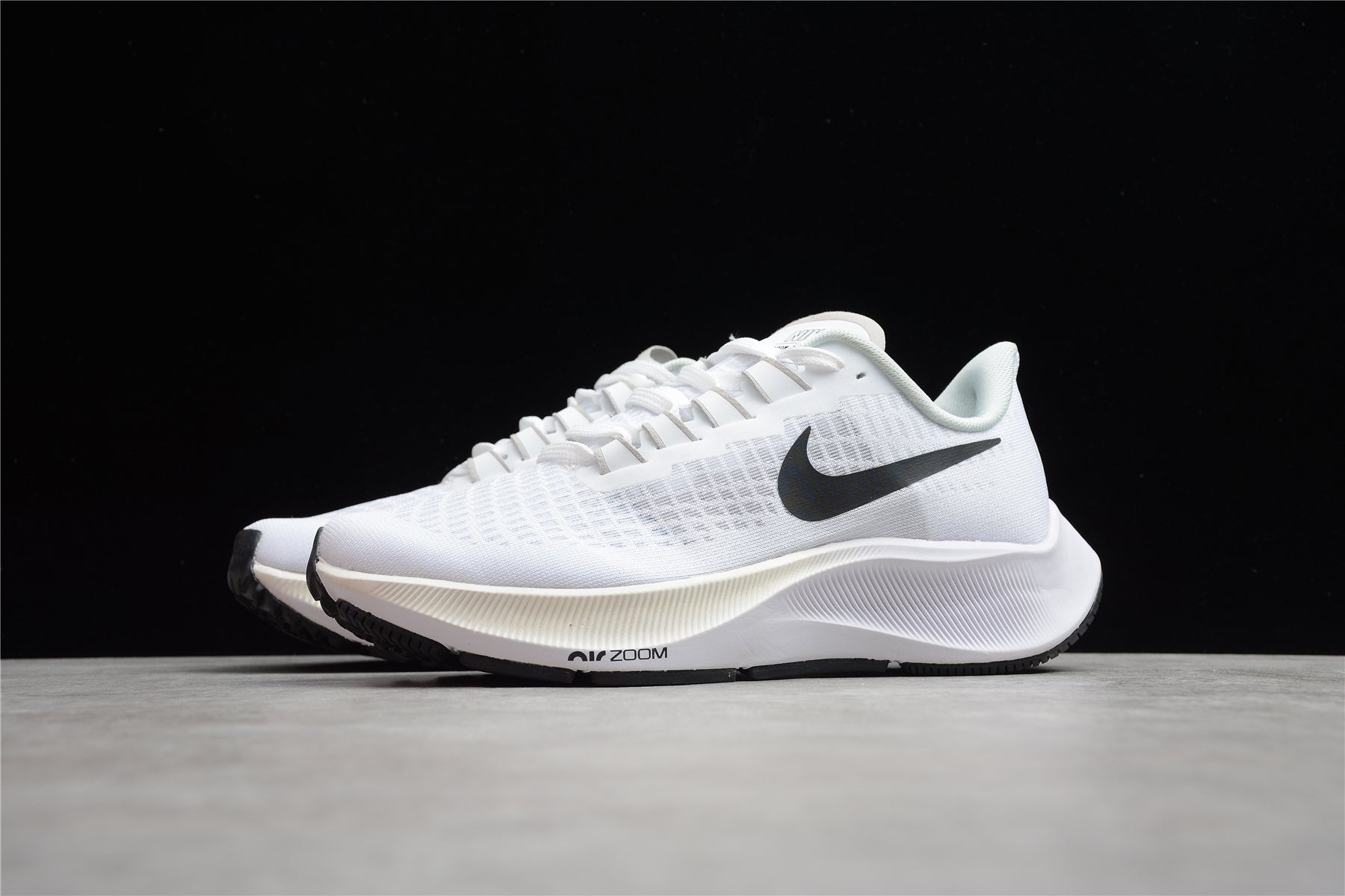Nike Air Zoom Pegasus 37 White Black - Image 3