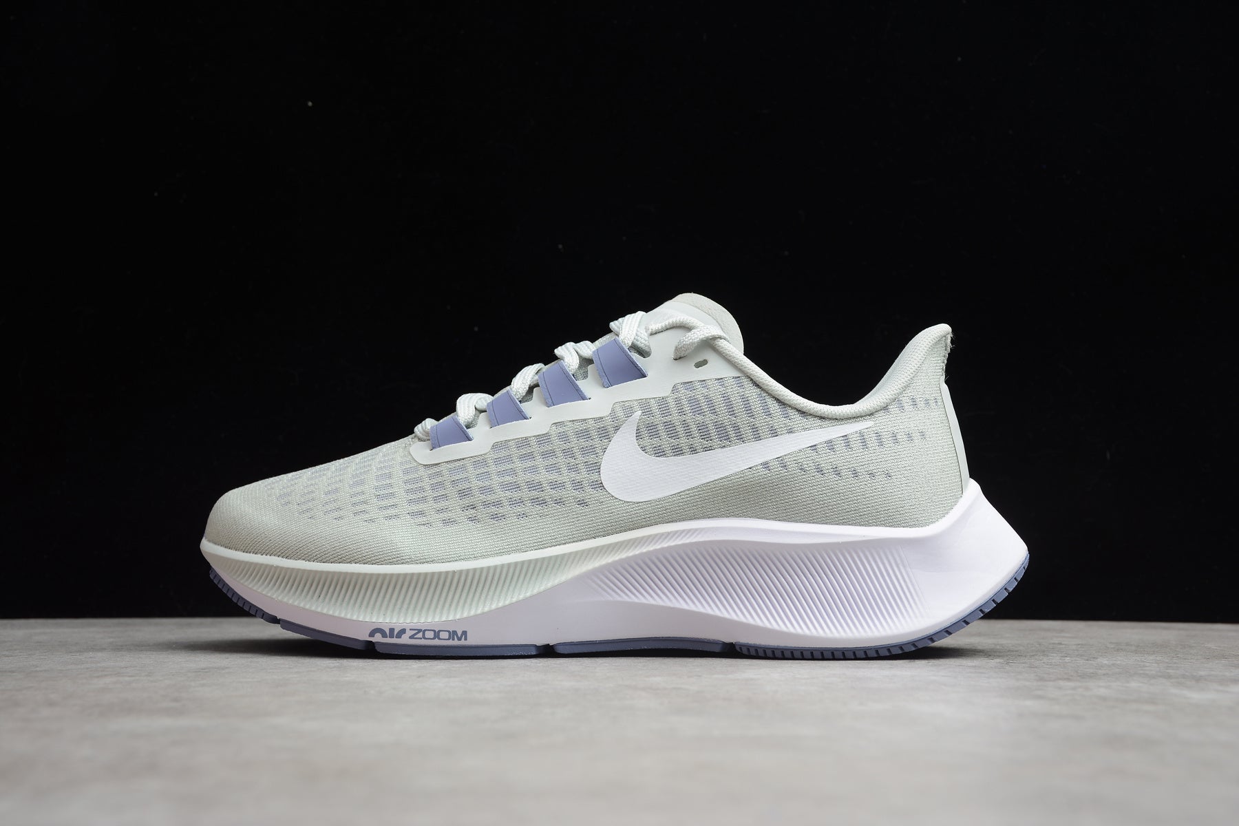 Nike Air Zoom Pegasus 37 Light Silver White - Image 2