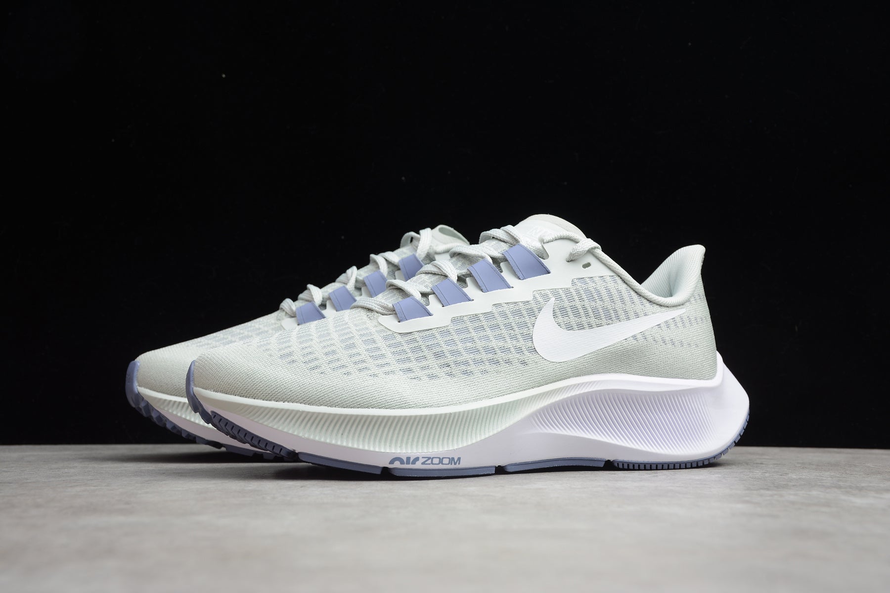 Nike Air Zoom Pegasus 37 Light Silver White - Image 3