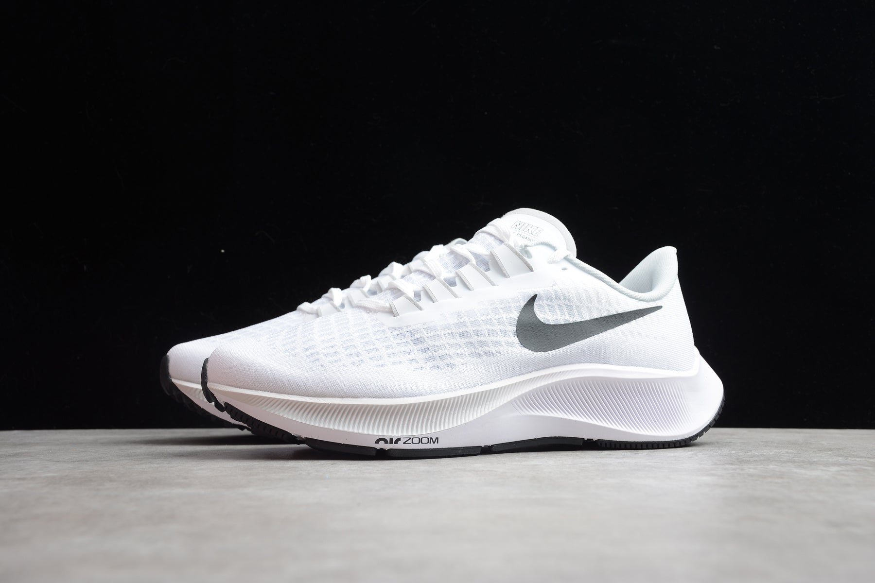 Nike Air Zoom Pegasus 37 White Black - Image 2