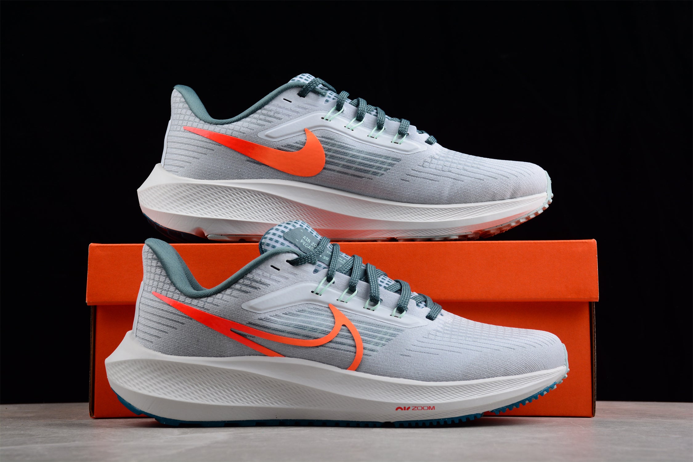 Nike Air Zoom Pegasus 39 Pure Platinum Total Orange - Image 4
