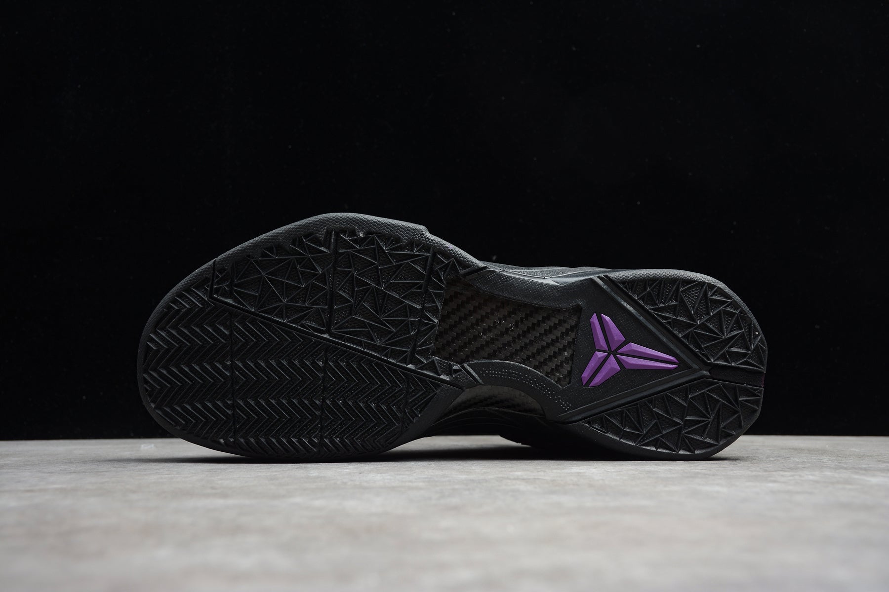 Nike Zoom Kobe 7 VII Black Purple Gold Basketball Shoes - Image 3