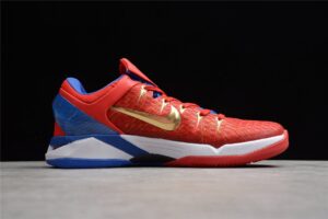 Nike Zoom Kobe VII RLX Red Blue Metallic Gold