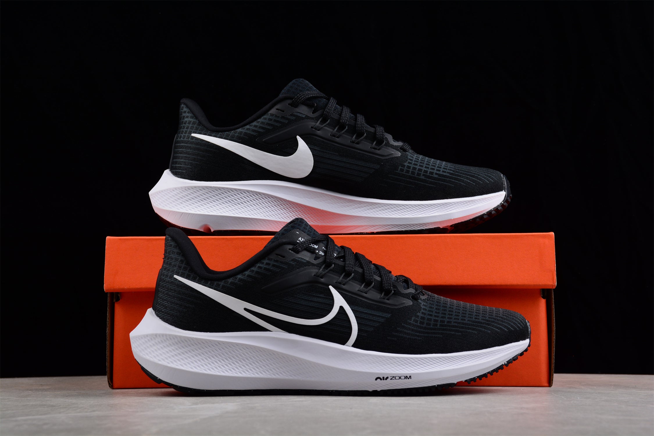Nike Zoom Pegasus 39 Black White - Image 4