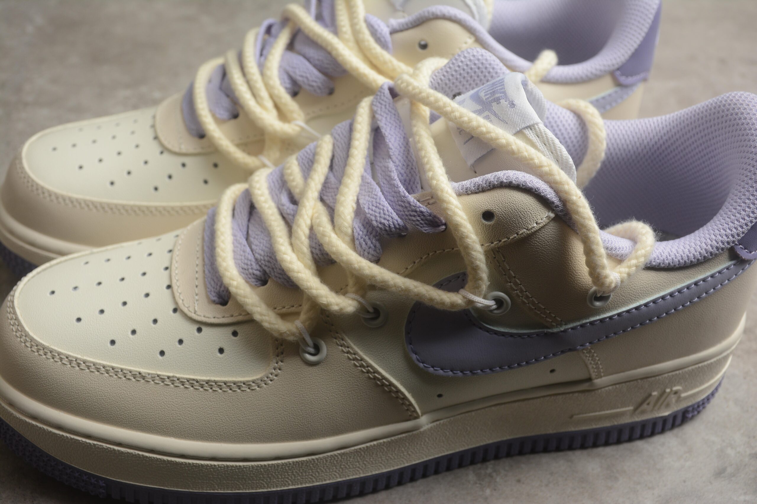Nk Air Force 1'07 Low Milk White/Blue" BD7701-022 - Image 3