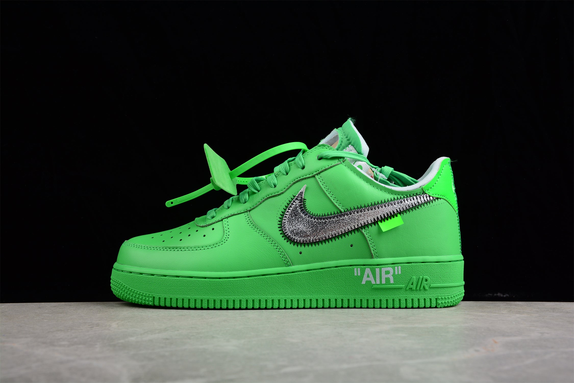OFF-WHITE X NK Air Force 1 " Green " OW DX1419-300 - Image 2