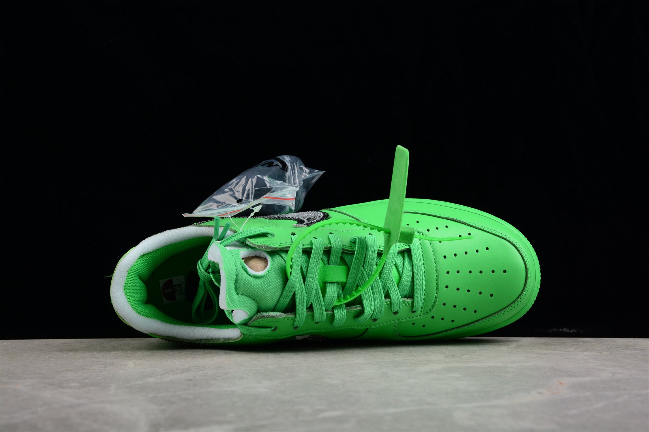 OFF-WHITE X NK Air Force 1 " Green " OW DX1419-300 - Image 5