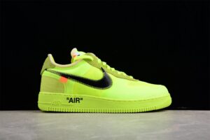 Off-white X NK Air Force 1 Part 2 Volt The Ten OW AO4606-700