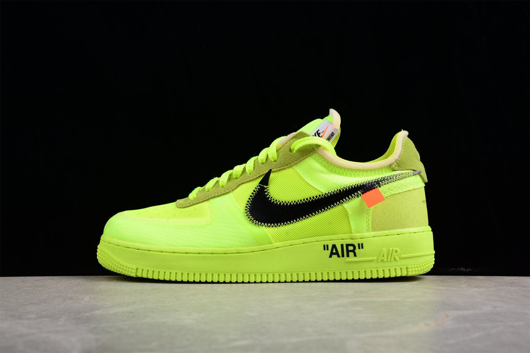 Off-white X NK Air Force 1 Part 2 Volt The Ten OW AO4606-700 - Image 2