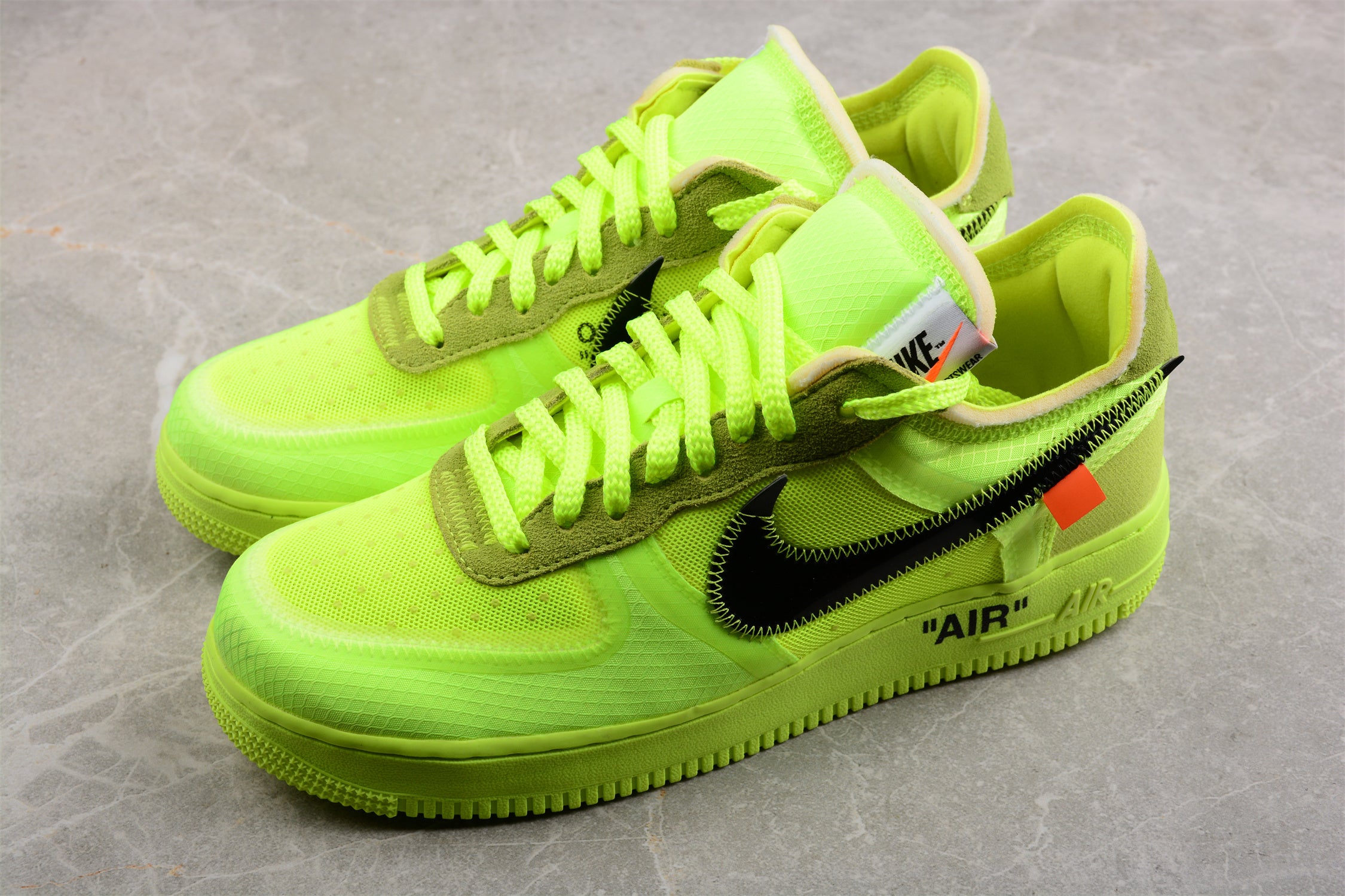 Off-white X NK Air Force 1 Part 2 Volt The Ten OW AO4606-700 - Image 3