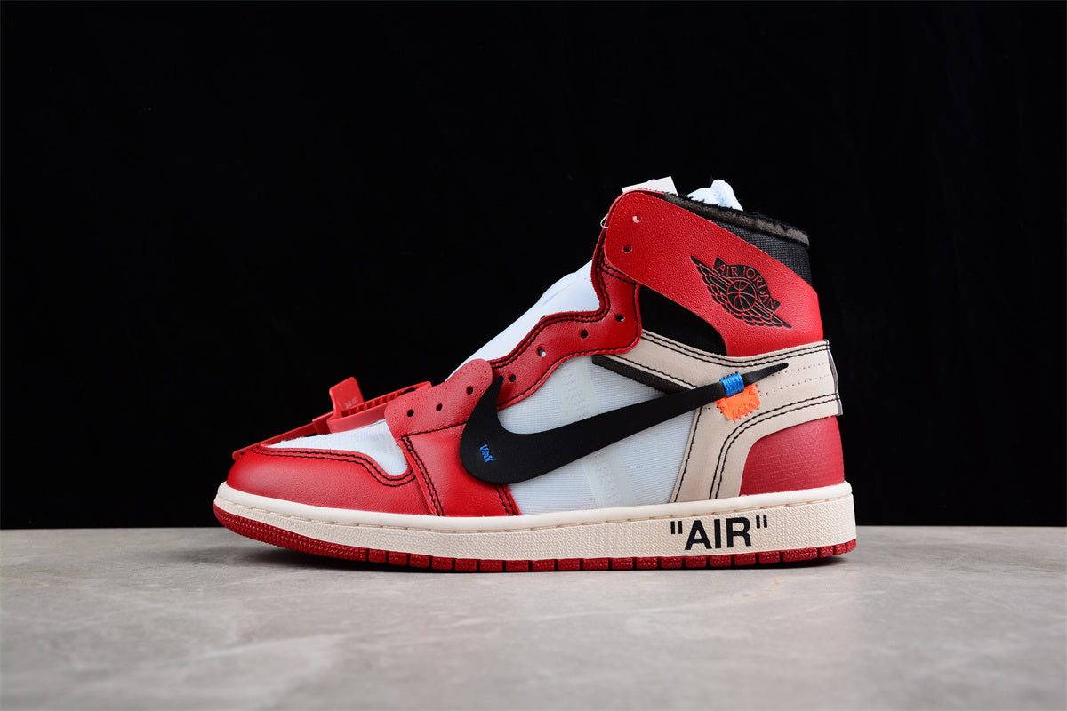 Off White x Air Jordan OW AJ1 AA3834-101 - Image 2