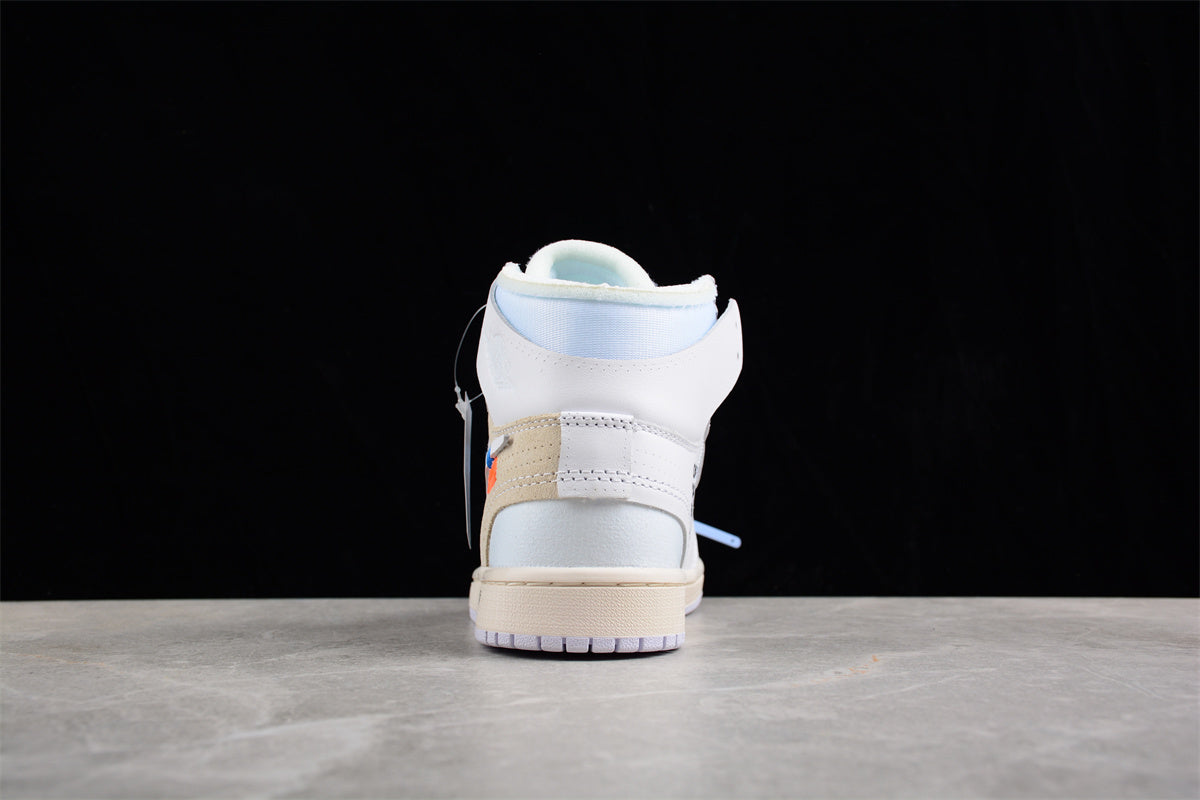 Off White x Air Jordan OW AJ1 AQ0818-100 - Image 7