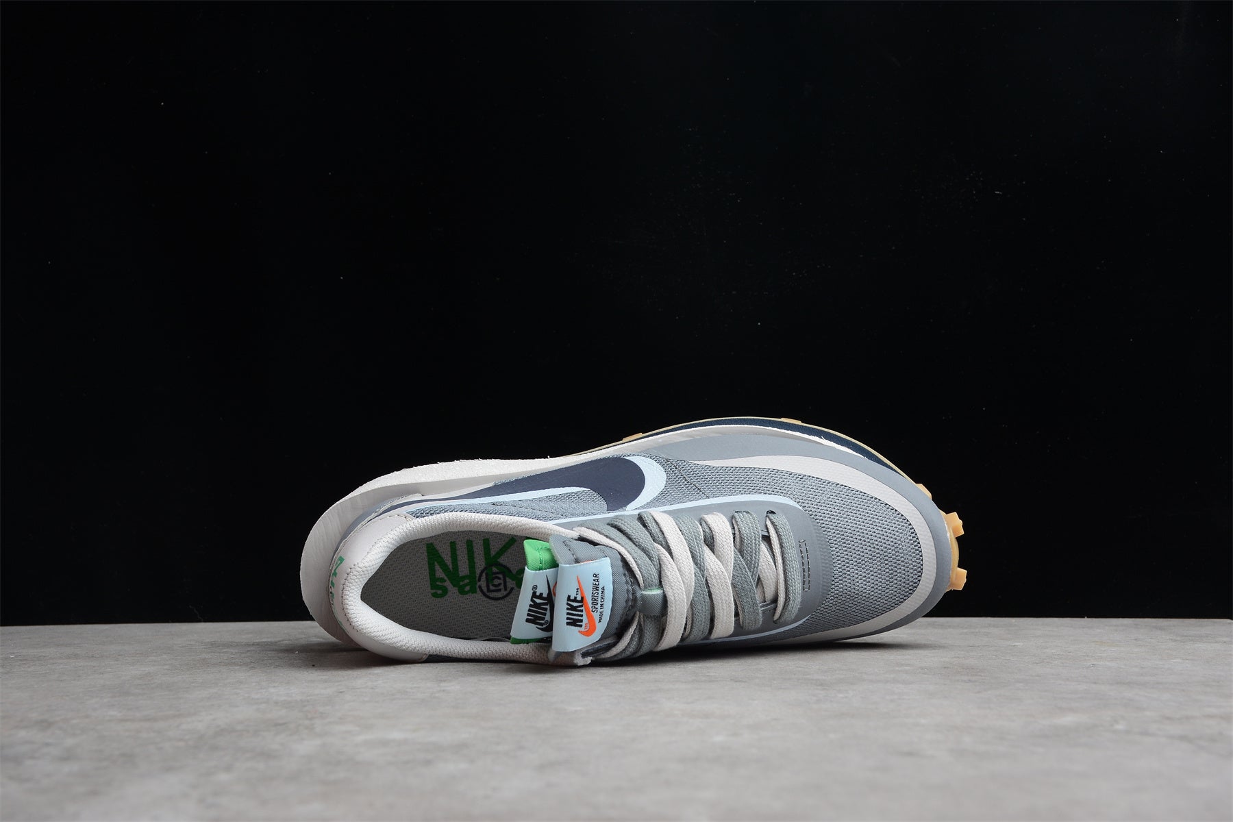 R22 CLOT x Sacai x NK LDWaffle " Cool Grey " DH3114-001 - Image 5