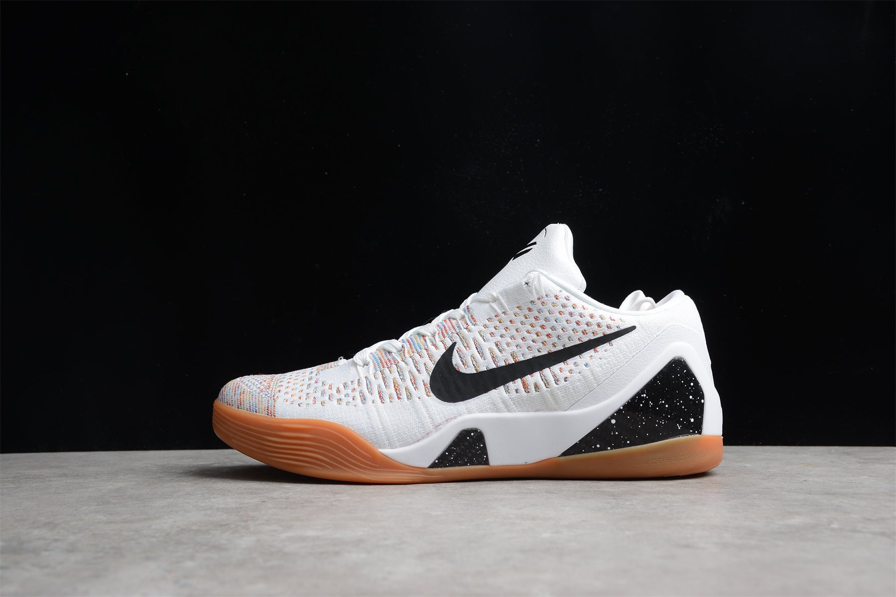 R26 Nk Kobe 9 Elite Premium Low HTM Milan "White Multi-Color" 9 - Image 4