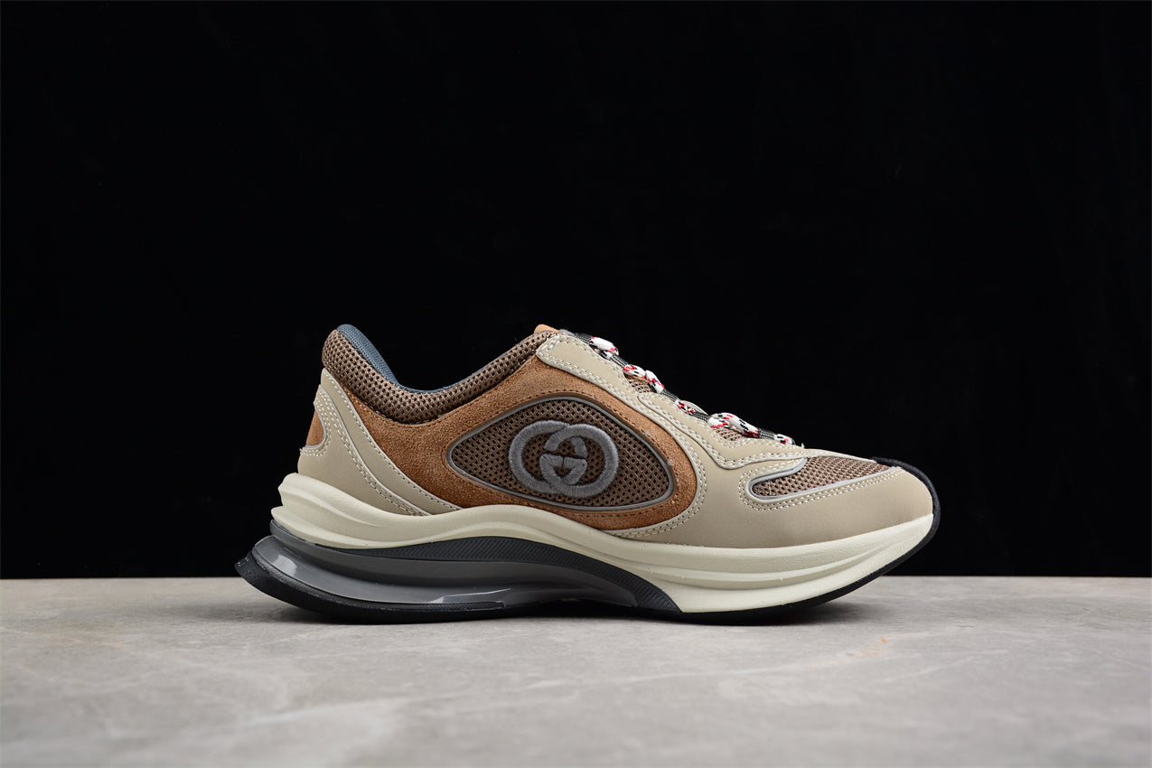Share Gucci Run GG Men's Gray/Brown
