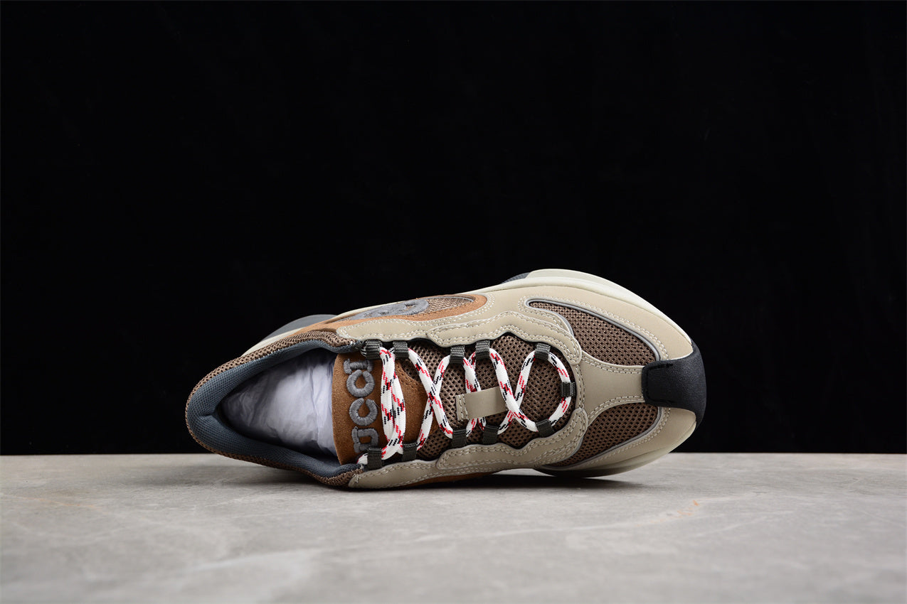 Share Gucci Run GG Men's Gray/Brown - Image 5