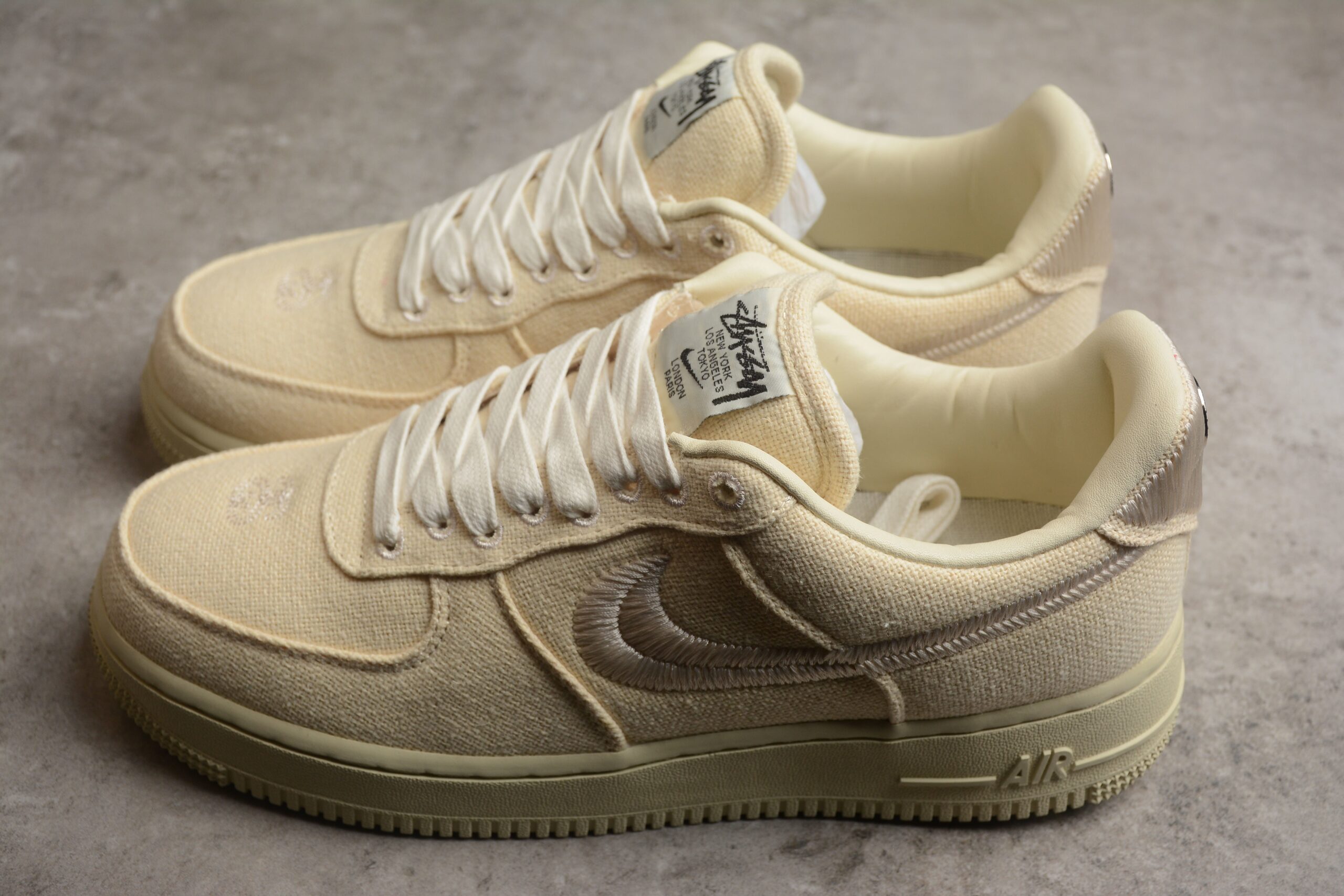 Stussy x Nk Air Force 1'07 "White Cool" CZ9084-200 - Image 2