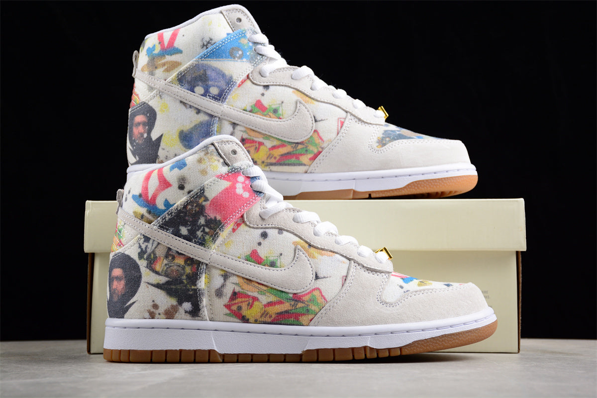 Supreme x NK Dunk SB High Rammellzee FD8779-10016 - Image 4