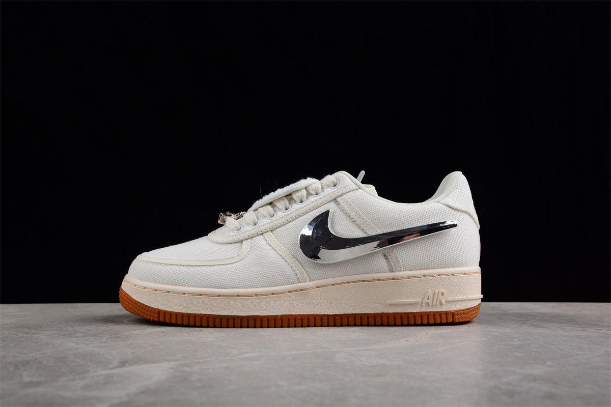 Travis Scott x NK Air Force 1 TS AQ4211-101 - Image 2