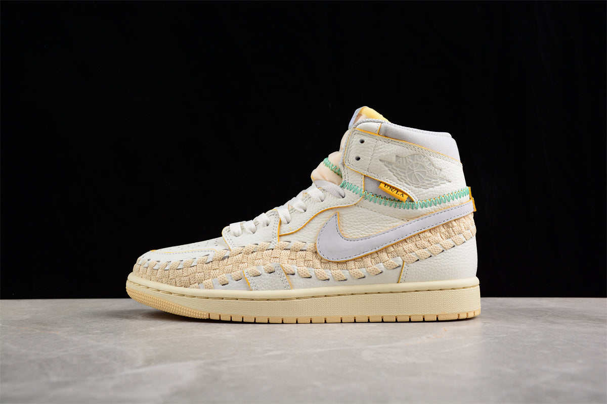 Union x Air Jordan 1 High OG Woven AJ1 FD2565-100 - Image 2