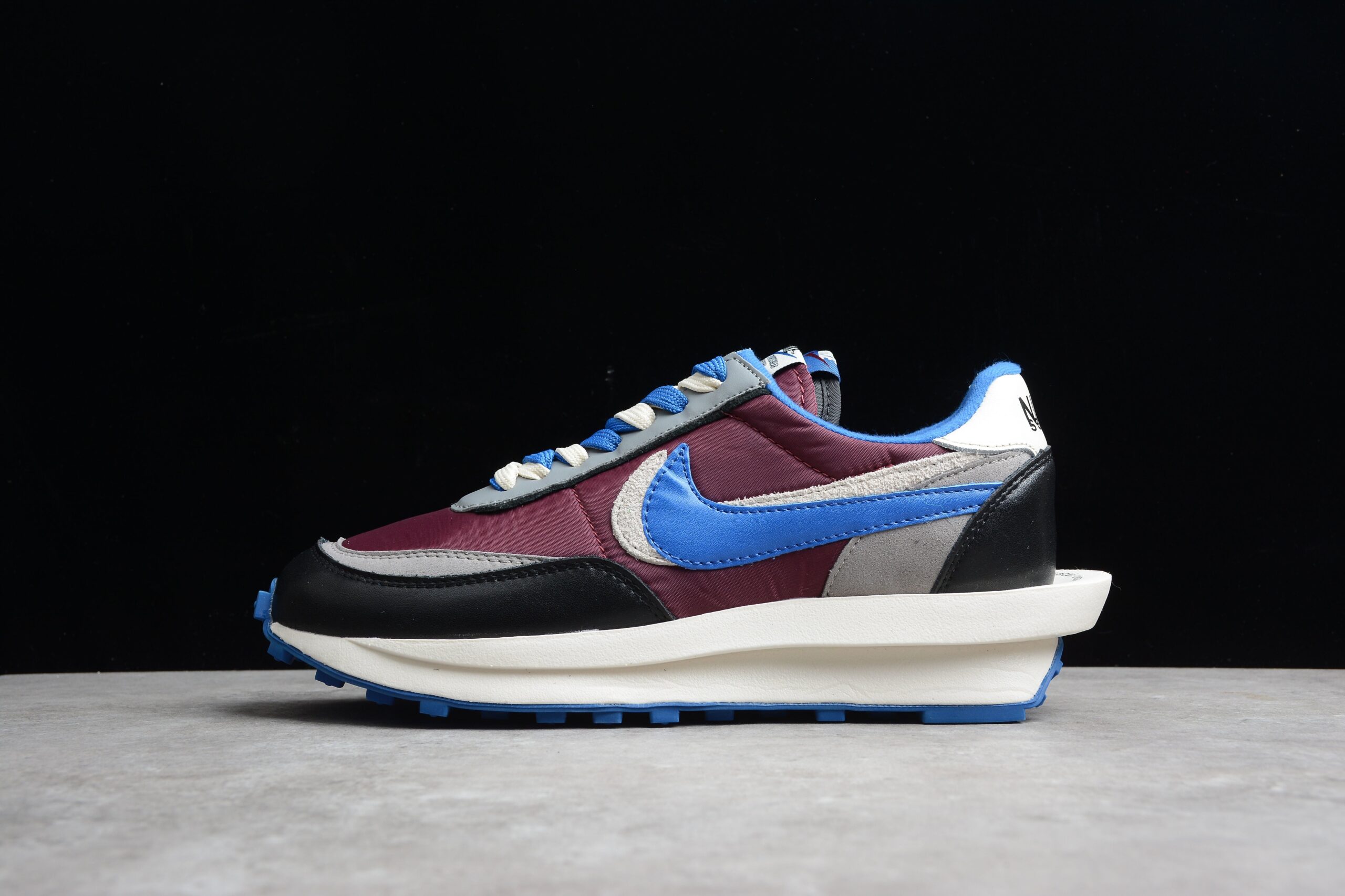 R30 Undercover x Sacai x NK LDWaffle " Night Maroon Team Royal " DJ4877-600 - Image 5