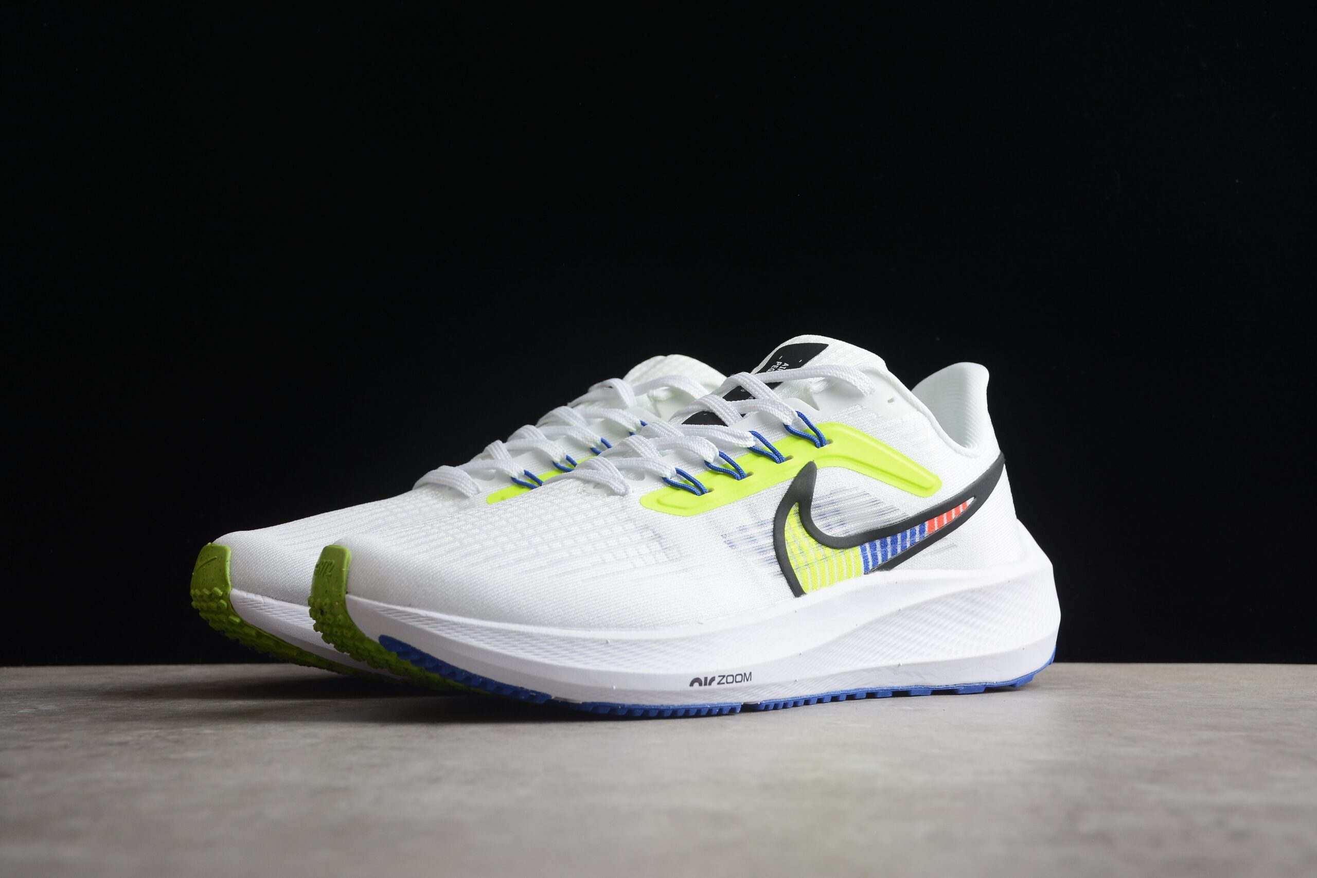 Nike Air Zoom Pegasus 39 PRM White Volt Racer Blue - Image 5